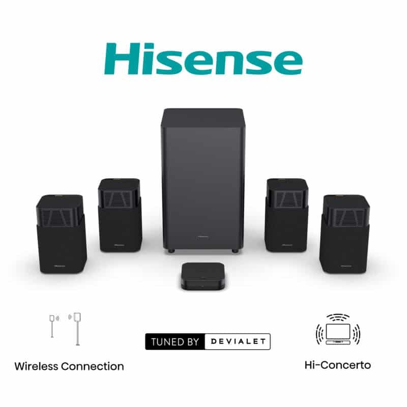 Hisense HT Saturn - Bezdrôtový zvukový systém