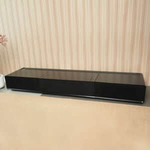 Laser TV Lowboard Integrated Schwarz Matt