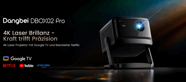 Dangbei DBOX02 Pro – 4K Laserprojektion für den modernen Alltag