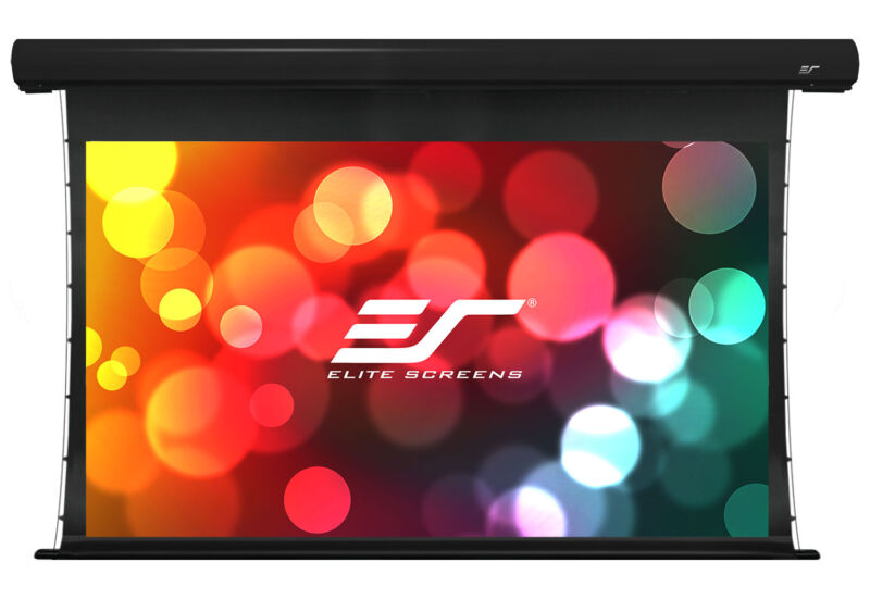 Elite Screens Saker Tab-Tension MaxWhite biela
