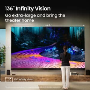 Hisense 136MX 136-palcová MicroLED stena