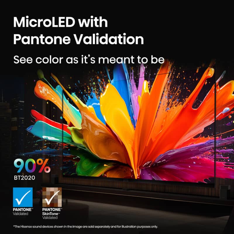 Hisense 136MX 136-palcová MicroLED stena