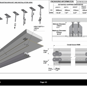 InVideo CAD Zeichnung & Individuelle Leinwandplanung