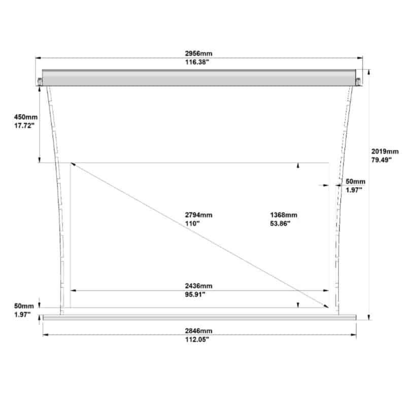 InVideo CAD Zeichnung & Individuelle Leinwandplanung