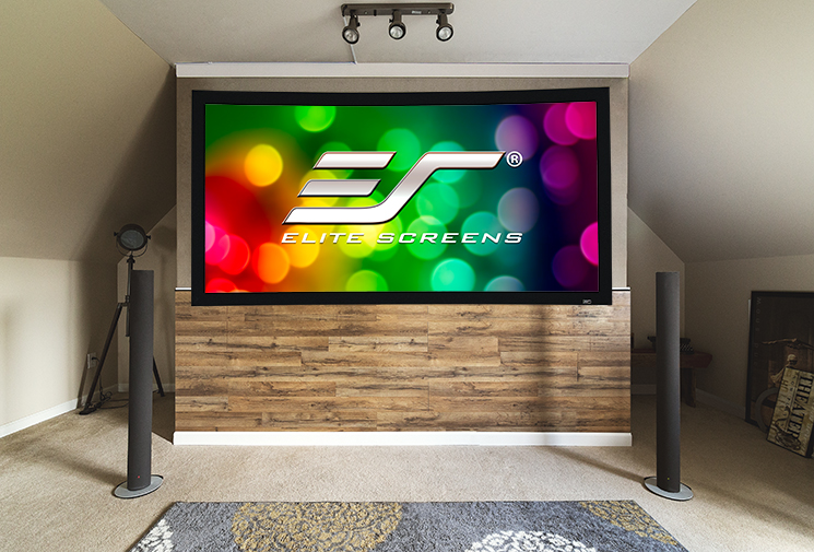 Elite Screens Lunette Curved