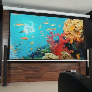 Elite Screens Saker Tab-Tension MaxWhite biela