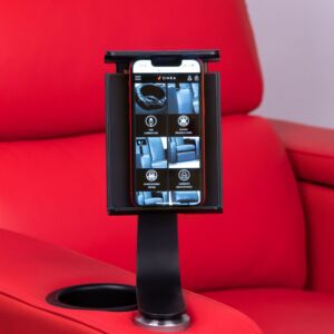 Držiak na smartfón a tablet do kresla v kine