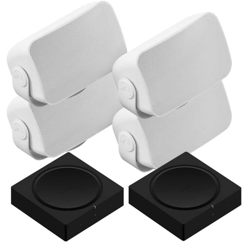 Sonos 2-zónová vonkajšia súprava: 2x Amp + vonkajšie reproduktory