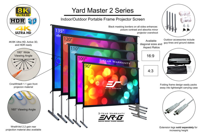 Elite Screens Yard Master 2