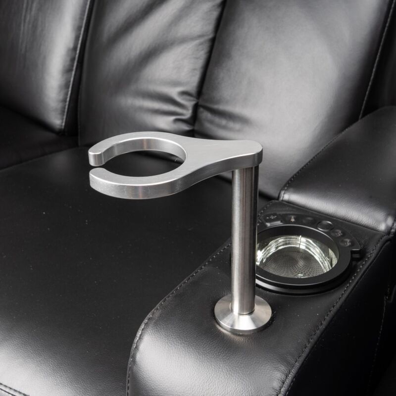 Eleganter Weinglashalter für Kinosessel