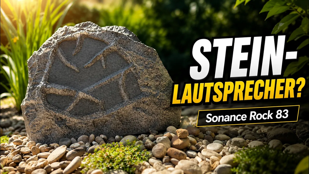 YouTube-Video abspielen: Sonance Rock 83: Unauffälliger Gartenlautsprecher mit starker Performance