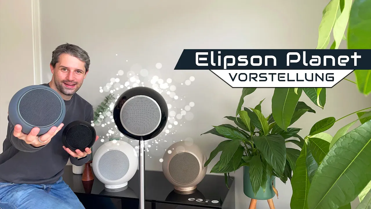 YouTube-Video abspielen: Elipson Planet - Der perfekte Kugellautsprecher? Klang, Qualität, Zubehör und Preis im Check