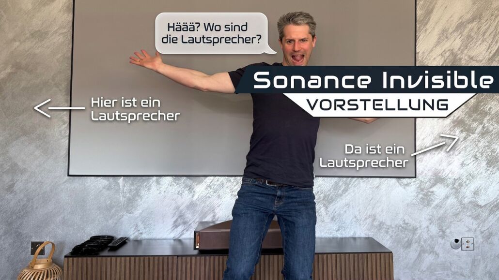 WTF?! Wo ist der Lautsprecher?! 🤯 Sonance Invisible – Der krasseste Sound, den du nicht siehst!
